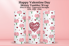 valentine skinny tumbler sublimation wrap with high resolution and transparant background are for 20oz and 30oz skinny tumbler