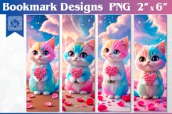 Valentines Printable Bookmark 4 PNG Product Image 1