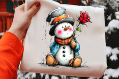 Valentine Snowman 4 png Product Image 3