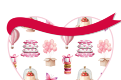 Set of seamless patterns for Valentine&#039;s Day. Product Image 3