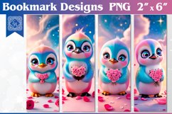 Valentines Printable Bookmark 4 PNG Product Image 1