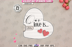 Valentine Spinner Card Laser Cut|Valentine&#039;s Day Greetings Product Image 1