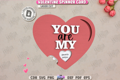 Valentine Spinner Card Laser Cut|Valentine&#039;s Day Greetings Product Image 1