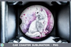 GorgeousValentine Splash Car Coaster design.