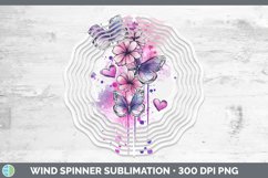 GorgeousValentine Splash Wind Spinner design.