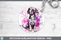 GorgeousValentine Splash Keychain design.