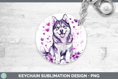 GorgeousValentine Splash Dogs Keychain design.