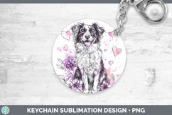 GorgeousValentine Splash Dogs Keychain design.