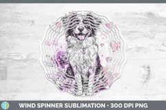 GorgeousValentine Splash Dogs Wind Spinner design.