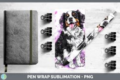 GorgeousValentine Splash Dogs  Pen Wrap design.