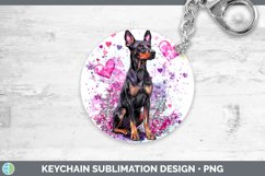 GorgeousValentine Splash Dogs Keychain design.