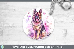 GorgeousValentine Splash Dogs Keychain design.
