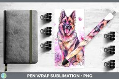 GorgeousValentine Splash Dogs Pen Wrap design.