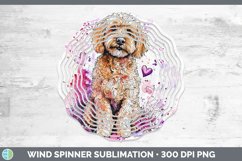 GorgeousValentine Splash Dogs Wind Spinner design.