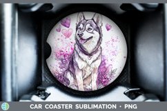 GorgeousValentine Splash Dogs Car Coaster design.