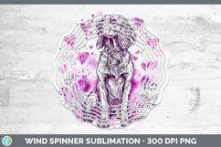 GorgeousValentine Splash Dogs  Wind Spinner design.