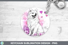 GorgeousValentine Splash Dogs Keychain design.