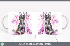 GorgeousValentine Splash Dogs  Mug Wrap design.