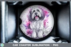 GorgeousValentine Splash Dogs Car Coaster design.