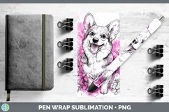 GorgeousValentine Splash Dogs Pen Wrap design.