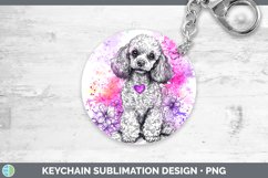 GorgeousValentine Splash Dogs Keychain design.
