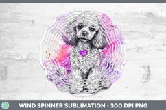 GorgeousValentine Splash Dogs Wind Spinner design.