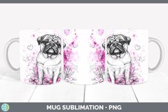 GorgeousValentine Splash Dogs Mug Wrap design.