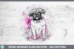 GorgeousValentine Splash Dogs Wind Spinner design.