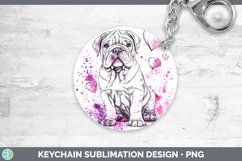 GorgeousValentine Splash Dogs Keychain design.