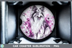 GorgeousValentine Splash Dogs Car Coaster design.