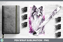 GorgeousValentine Splash Dogs Pen Wrap design.