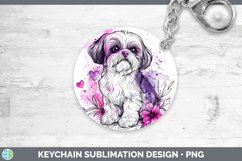 GorgeousValentine Splash Dogs Keychain design.