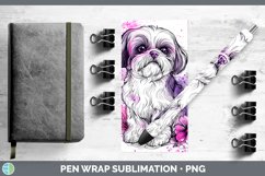 GorgeousValentine Splash Dogs Pen Wrap design.