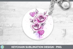 GorgeousValentine Splash Keychain design.
