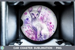 GorgeousValentine Splash Car Coaster design.