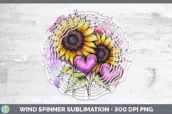 GorgeousValentine Splash Wind Spinner design.