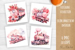 Valentines Day Square Coaster |Cute animals, animal teddy Product Image 1