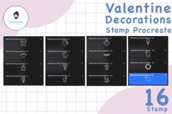 Valentine Decorations Stamp Procreate Product Image 4