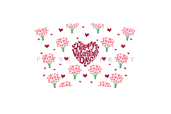 valentine starbucks 24oz cold cup tumbler wrap svg presized template for tumbler venti suitable for cutting machine or sublimation