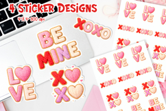 Valentine’s Day Stickers Printable | Crochet Love Quotes Product Image 1
