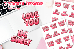 Valentine’s Day Stickers Printable | Love You Be Sweet Product Image 1