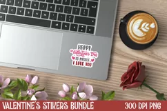 Happy valentine's day to myself, I love you Stickers Product Image 1