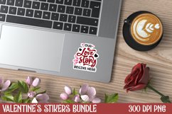 Our love story begins here Stickers Product Image 1