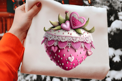 Valentine Strawberry Clipart Product Image 2