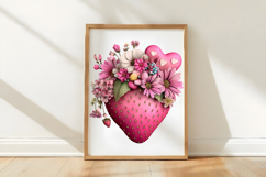 Valentine Strawberry Clipart Product Image 3