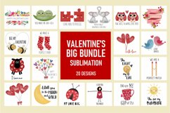 bundle of Valentine Sublimation PNGs