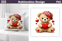 Valentine Sublimation | Valentines Day Pillow Design Product Image 1