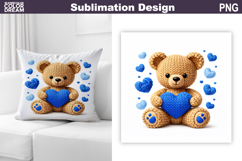Valentine Sublimation | Valentines Day Pillow Design Product Image 1