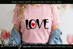 Valentine's Day SVG PNG EPS DXF Love Heart SVG for Cricut Product Image 5