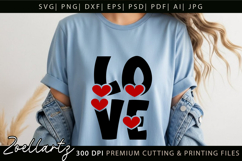 Valentine's Day SVG PNG EPS DXF Love Heart SVG for Cricut Product Image 4